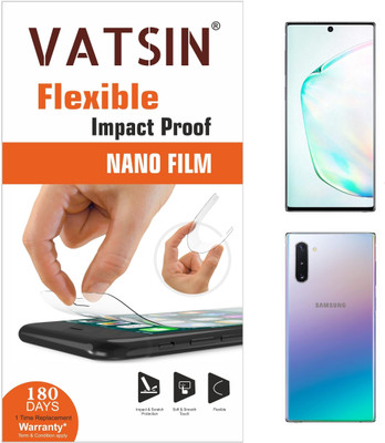 Vatsin Front and Back Screen Guard for Samsung Galaxy Note 10(Pack of 2)
