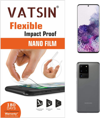 Vatsin Front and Back Screen Guard for Samsung Galaxy S20 Ultra(Pack of 2)