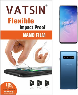 Vatsin Front and Back Screen Guard for Samsung Galaxy S10(Pack of 2)