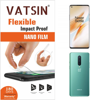 Vatsin Front and Back Screen Guard for OnePlus 8(Pack of 2)