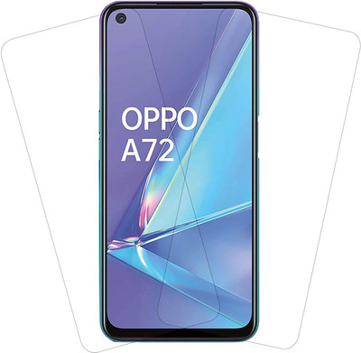 Morlin Tempered Glass Guard for Oppo A72(Pack of 2)