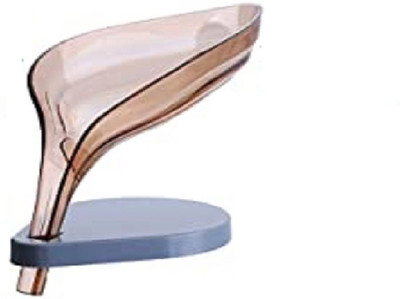 Connectwide Plastic Self Draining Soap Holder,Decorative Drainage Soap Holder, No Drilling Required Leaf Shape Soap Dish Box Bar Soap Holder Soap Saver for Sponge, Brush, Soap(Brown) Connectwide Plastic Self Draining Soap Holder,Decorative Drainage Soap Holder, No Drilling Required Leaf Shape Soap Dish Box Bar Soap Holder Soap Saver for Sponge, Brush, Soap(Brown)