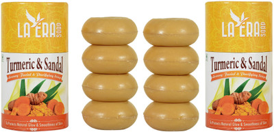 La Era Turmeric & Sandal (Haldi chandan) soap (8*100 gm)(4 x 200 g)