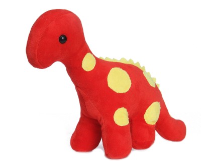 TOYTALES High Quality Hugable Cute Plush Millo Dino Stuffed Toy Dino For Boy/ Girls Birthday Gift/ Plush Soft Toy For Kids  - 20 cm(Red)