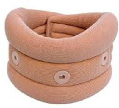 MPSURGICAL Premium Soft Comfortable Cervical Collar with Chin Support Neck Support (Beige) Neck Support(Grey)