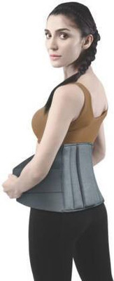 AASHI CARE Core Lite Lumbo Sacral Belt Abdominal Belt(Grey)
