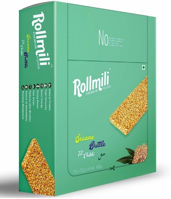 Compare Rollmili Sesame Brittle/Chikki Box (16 x 25 g) Price in India - CompareNow
