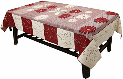 Crafting Bear Embroidered 8 Seater Table Cover(Multicolor, Cotton)