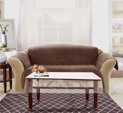 Dakshya Industries Solid 4 Seater Table Cover(Transparent, PVC)