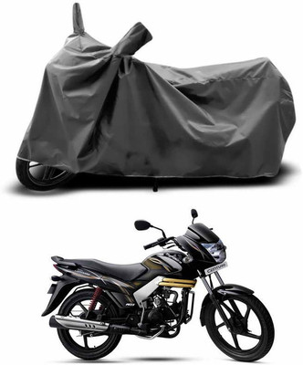 SEBONGO Two Wheeler Cover for Mahindra(Centuro, Grey)