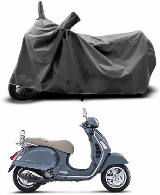 SEBONGO Two Wheeler Cover for Vespa(Vespa, Grey)