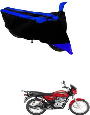 RONISH Two Wheeler Cover for Bajaj(Boxer BM 150, Black, Blue)