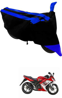 RONISH Waterproof Two Wheeler Cover for Yamaha(R15 s, Black, Blue)