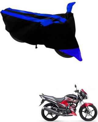 RONISH Waterproof Two Wheeler Cover for Yamaha(Gladiator SS, Black, Blue)