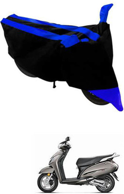 RONISH Waterproof Two Wheeler Cover for Honda(Activa 125, Black, Blue)