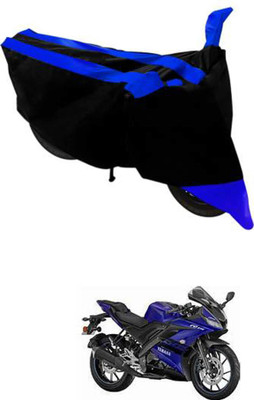 RONISH Waterproof Two Wheeler Cover for Yamaha(R15, Black, Blue)