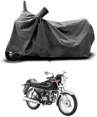 SEBONGO Two Wheeler Cover for Hero(Splendor Pro, Grey)