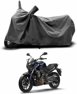 ANTHUB Two Wheeler Cover for Bajaj(Dominar, Grey)