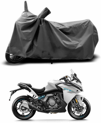Rhtdmm Waterproof Two Wheeler Cover for Universal For Bike(Grey)