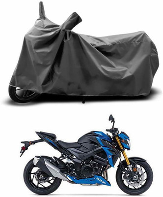 ANTHUB Two Wheeler Cover for Suzuki(GSX, Grey)