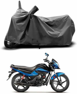 SEBONGO Two Wheeler Cover for Hero(Splendor I Smart, Grey)