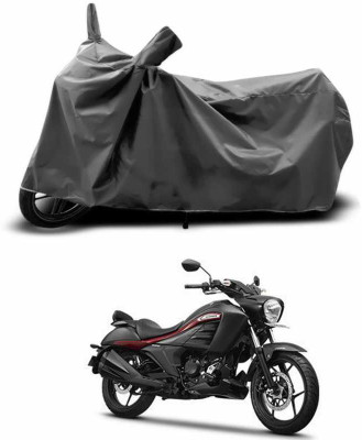 SEBONGO Two Wheeler Cover for Suzuki(Intruder, Grey)