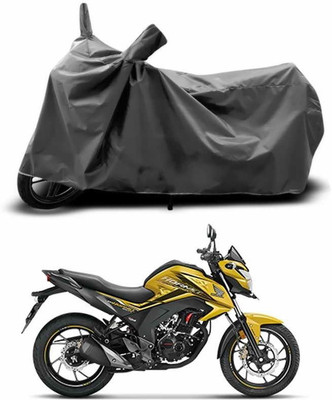 ANTHUB Two Wheeler Cover for Honda(CB Hornet 160, Grey)