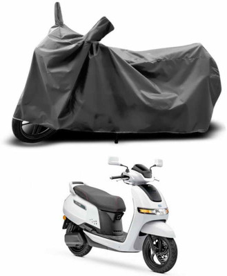 SEBONGO Two Wheeler Cover for TVS(Grey)