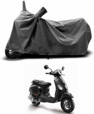 SEBONGO Two Wheeler Cover for Piaggio(Vespa, Grey)
