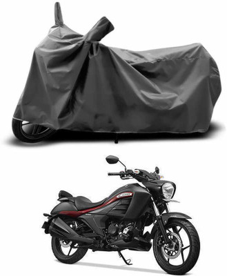 ANTHUB Two Wheeler Cover for Suzuki(Intruder, Grey)