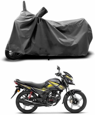 ANTHUB Two Wheeler Cover for Honda(CB Shine SP, Grey)