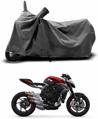 SEBONGO Two Wheeler Cover for Universal For Bike(Grey)
