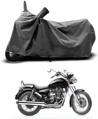 SEBONGO Two Wheeler Cover for Royal Enfield(Thunderbird 500, Grey)