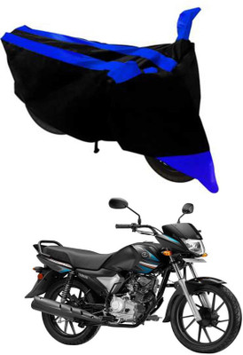 RONISH Waterproof Two Wheeler Cover for Yamaha(Saluto RX, Black, Blue)
