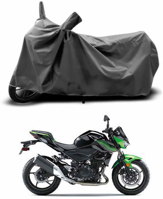 ANTHUB Two Wheeler Cover for Kawasaki(Grey)