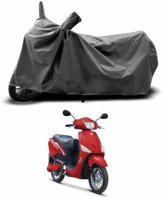 ANTHUB Two Wheeler Cover for Hero(Electric Optima, Grey)