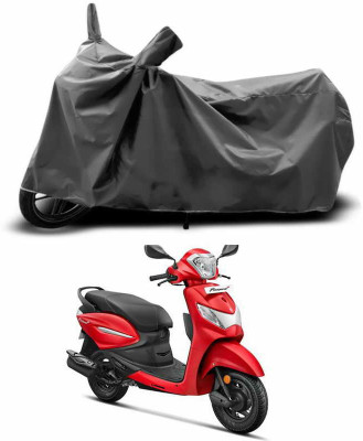 THE REAL ARV Waterproof Two Wheeler Cover for Hero(Pleasure+ 110, Grey)