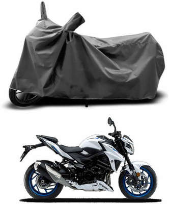 SEBONGO Two Wheeler Cover for Suzuki(GSX, Grey)
