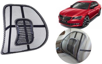 Auto Kite Polyester, Nylon Seating Pad For  Skoda Superb(Front Seats, Back Seat, Home, Office Black, Grey)