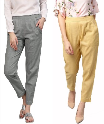 IRK Fashion Slim Fit Women Beige Trousers