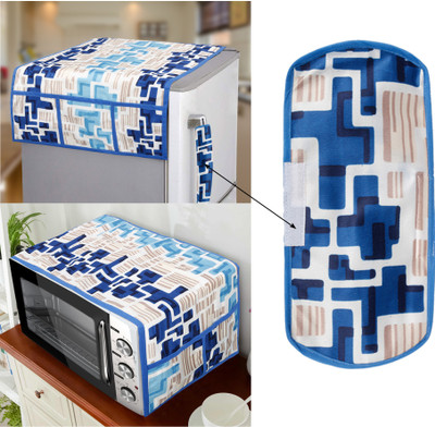 E-Retailer Refrigerator  Cover(Width: 99 cm, Blue)