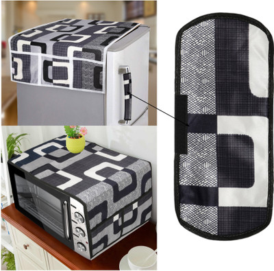 E-Retailer Refrigerator  Cover(Width: 99 cm, Black)