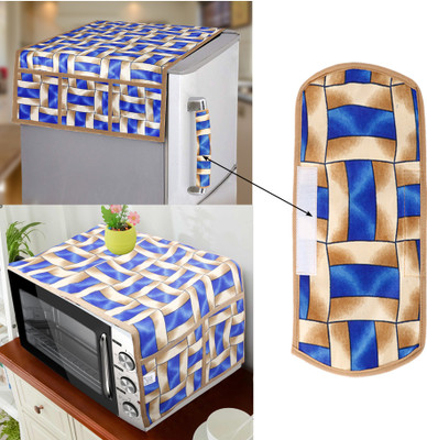 E-Retailer Refrigerator  Cover(Width: 99 cm, Blue)