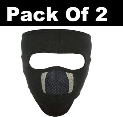 IM UNIQUE Black Bike Face Mask for Men & Women(Size: Free,  Balaclava)