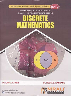 DISCRETE MATHEMATICS (For DBATU - Semester 3 - Computer Engg)(Paperback, Dr. Latha K Iyer, Dr. Neeta D Kankane)