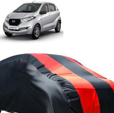 MotohunK Car Cover For Datsun Universal For Car (Without Mirror Pockets)(Maroon, Black)