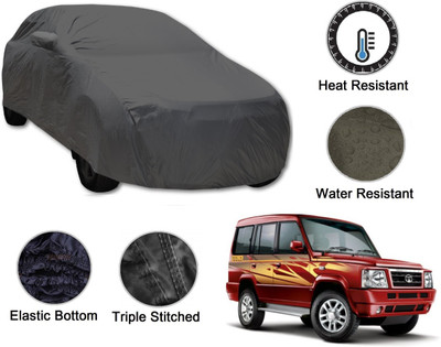 Auto Hub Car Cover For Tata Sumo Gold (With Mirror Pockets)(Grey)