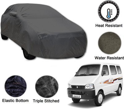 Auto Hub Car Cover For Maruti Suzuki Eeco (With Mirror Pockets)(Grey)
