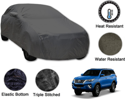 Amanzo Car Cover For Toyota Fortuner Old, Fortuner (With Mirror Pockets)(Grey)
