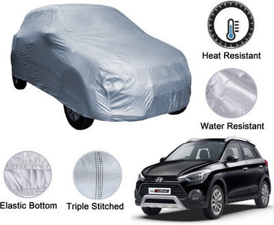 Amanzo Car Cover For Hyundai Elite i20 (Without Mirror Pockets)(Silver)